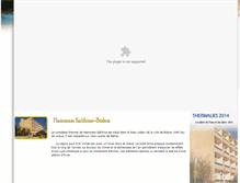Tablet Screenshot of hammam-salihine.com